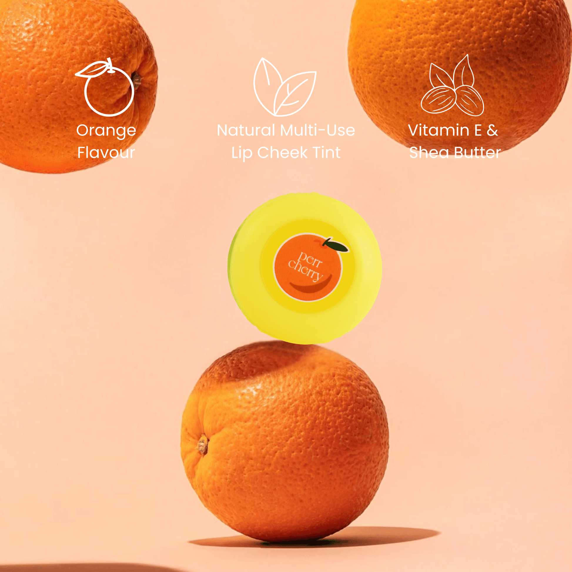 Macaron Colour Balm - Orange Creamsicle - Perr Cherry