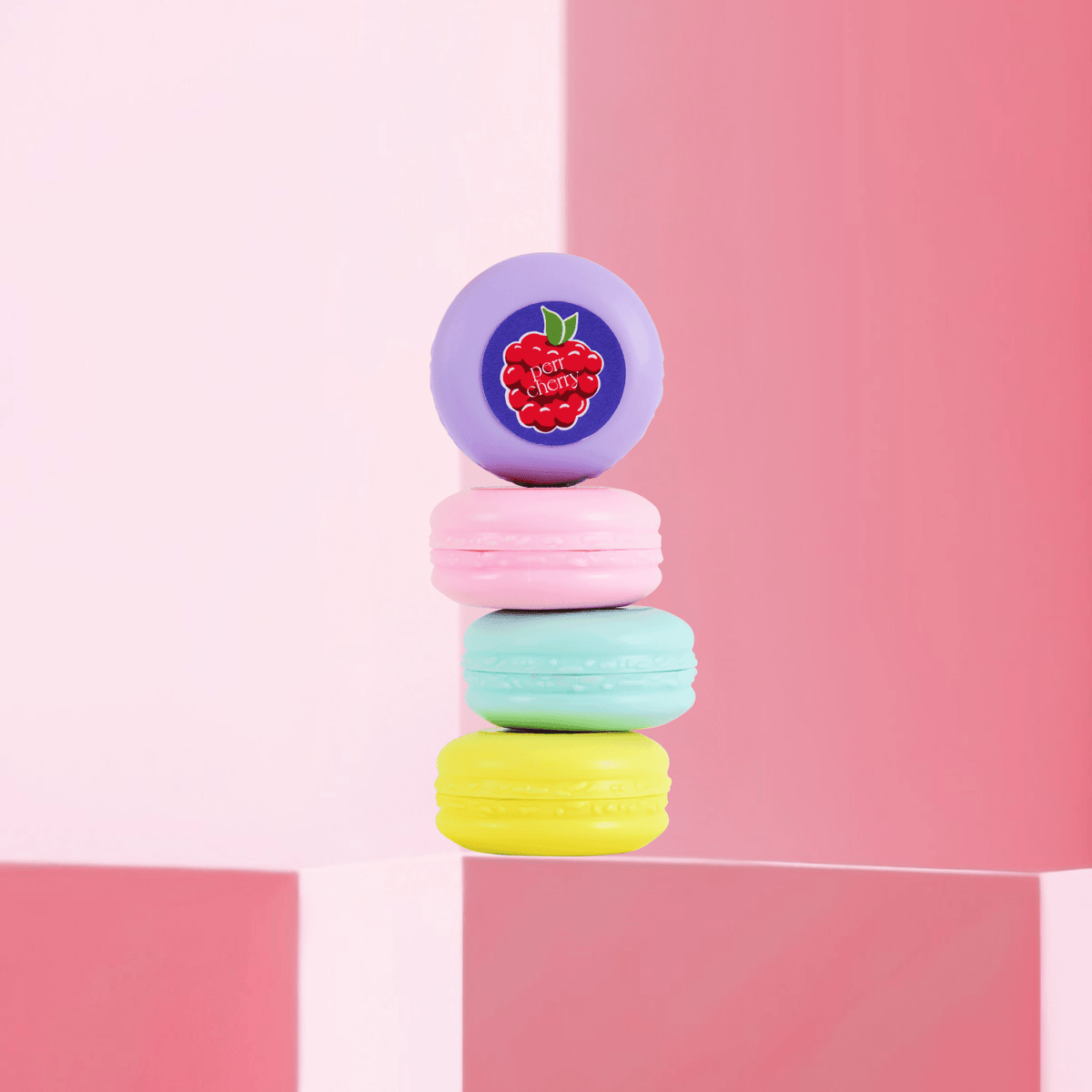 Macaron Colour Balm - Combo of 4 - Perr Cherry
