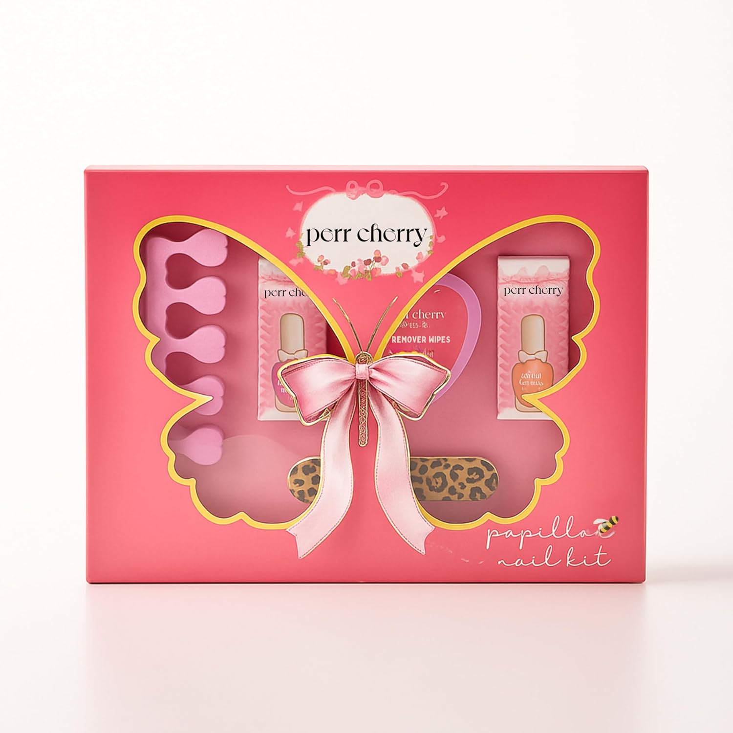 Papillon Nail Kit - Pack of 5 - Perr Cherry