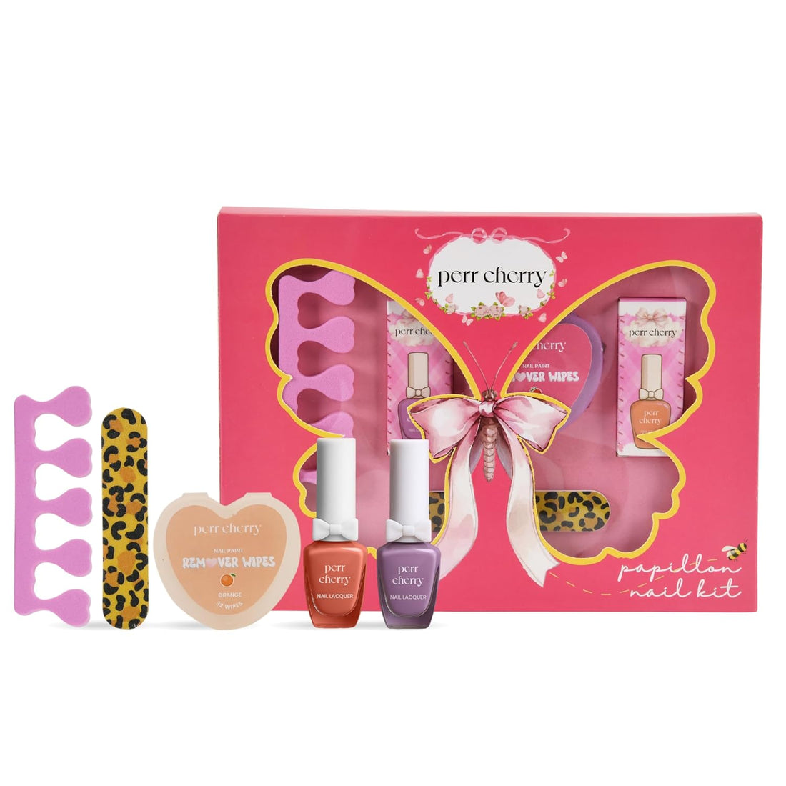 Papillon Nail Kit - Pack of 5 - Perr Cherry