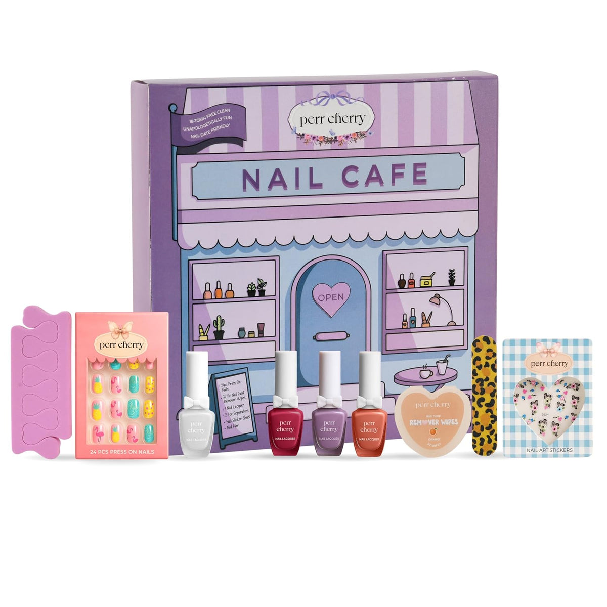 Nail Cafe Kit - Pack of 10 - Perr Cherry