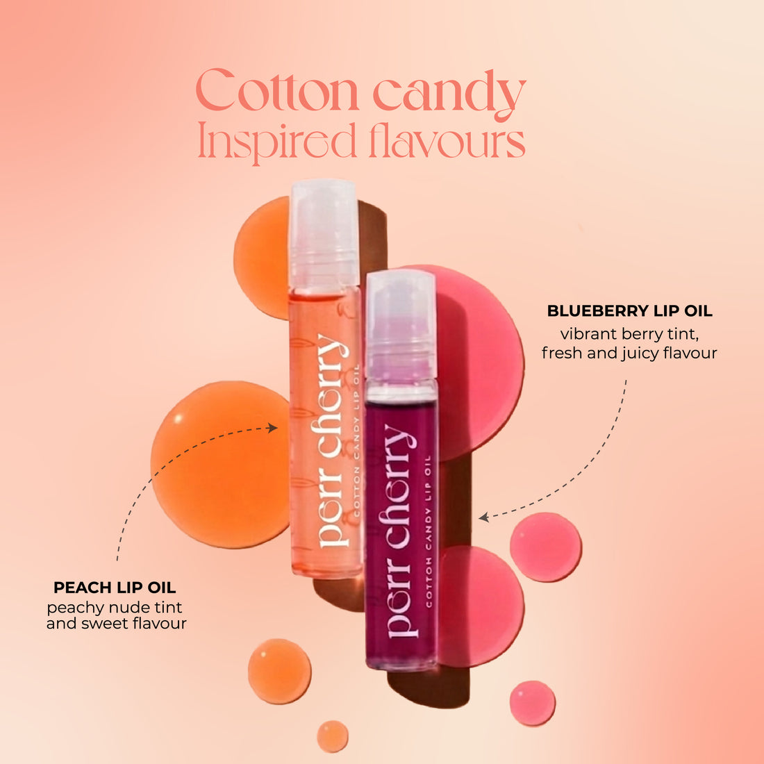 Cotton Candy Lip Oil Duo - Perr Cherry