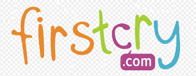 Colorful logo of 'firstory.com' with text 'Asia's Largest Online Baby & Kids Store' on a white background.
