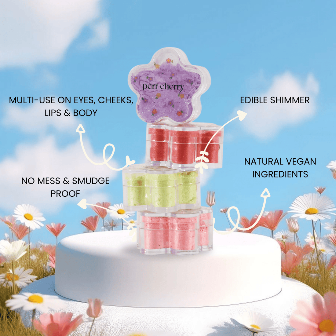 Petal Glow Highlighter - Snowdrop - Perr Cherry