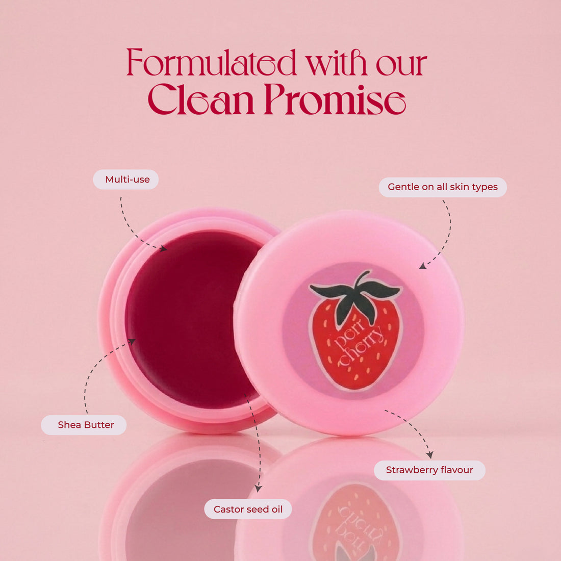 Macaron Colour Balm - Strawberry Cake