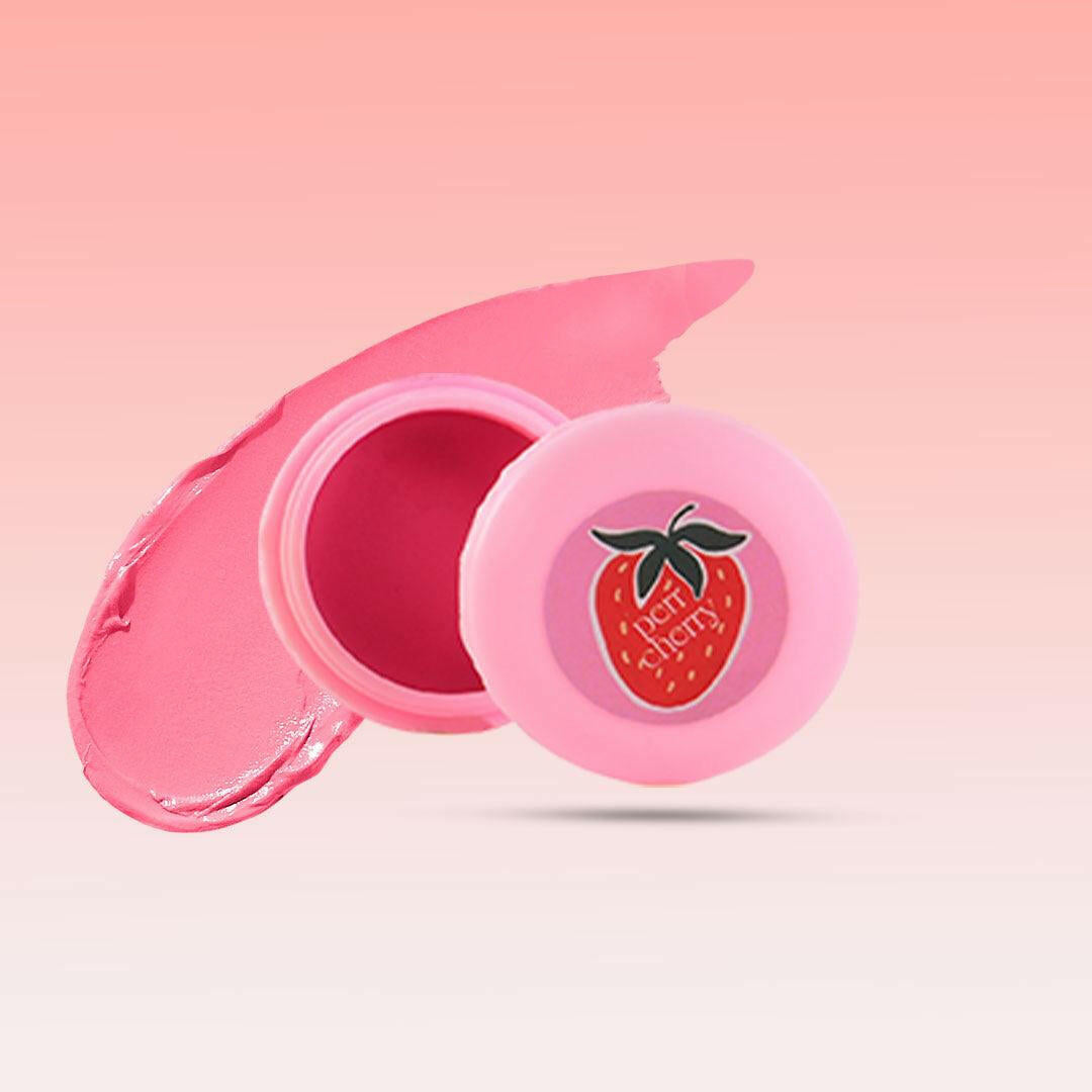 Macaron Colour Balm - Strawberry Cake - Perr Cherry