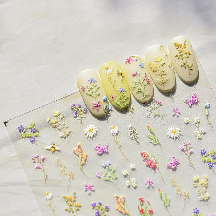 Nail Art Sticker - Pack of 3 - Perr Cherry